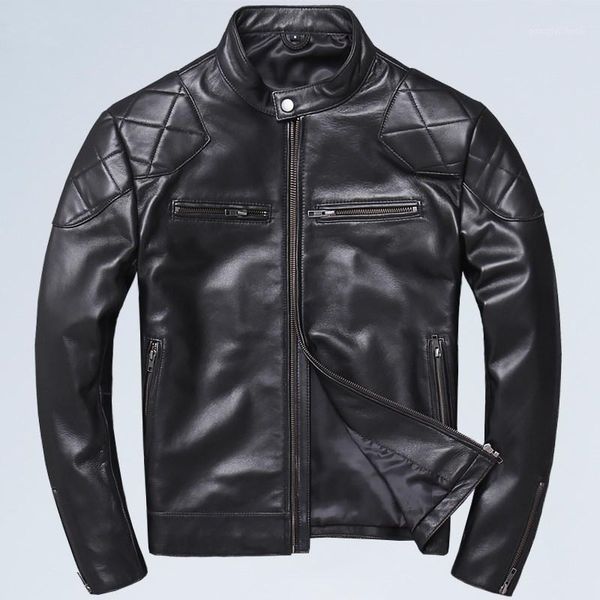men's leather & faux 2021 black men slim fit biker's jacket large size xxxxxl genuine sheepskin russian autumn motorcycle coat
men's leather & faux 2021 black men slim fit biker's jacket large size xxxxxl genuine sheepskin russian autumn motorcycle coat