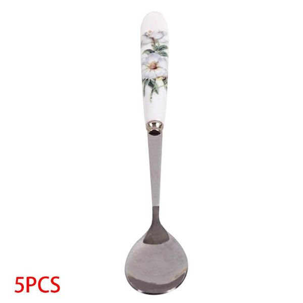 pcs/set 15cm ceramic handle dessert coffee spoon floral pattern stir multifunctional cute kitchen tableware spoons
pcs/set 15cm ceramic handle dessert coffee spoon floral pattern stir multifunctional cute kitchen tableware spoons