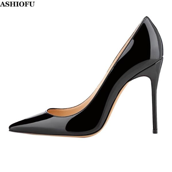 dress shoes ashiofu handmade ladies high heel pumps office party slip-on daily wear evening fashion court, Black
dress shoes ashiofu handmade ladies high heel pumps office party slip-on daily wear evening fashion court, Black