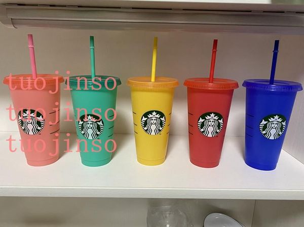 starbucks 24oz/710ml color change tumblers plastic transparent drinking juice cup with lip and straw magic coffee mug costom cups
starbucks 24oz/710ml color change tumblers plastic transparent drinking juice cup with lip and straw magic coffee mug costom cups