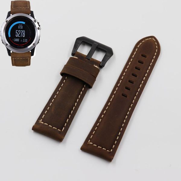 watch bands 26mm handmade black brown genuine crazy horse leather band men wristwatch strap for gar minfenix 3 hr bracelet watchband
watch bands 26mm handmade black brown genuine crazy horse leather band men wristwatch strap for gar minfenix 3 hr bracelet watchband
