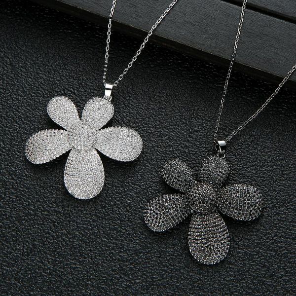 chokers luxury big flower necklace personalized love stackable choker for women wedding party dubai jewelry gifts d1173, Golden;silver
chokers luxury big flower necklace personalized love stackable choker for women wedding party dubai jewelry gifts d1173, Golden;silver