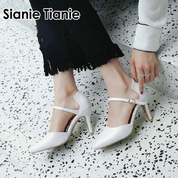 sianie tianie 2021 summer cover point toe party wedding woman shoes white pink buckle strap thin high heels women sandals, Black
sianie tianie 2021 summer cover point toe party wedding woman shoes white pink buckle strap thin high heels women sandals, Black