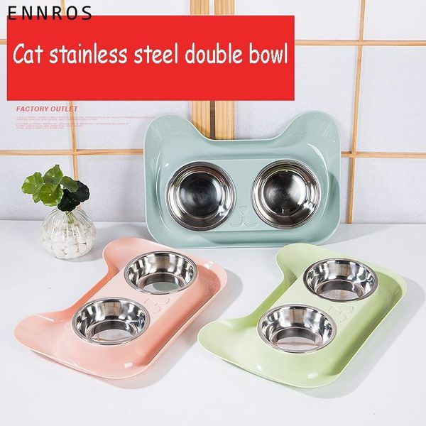 cat bowls & feeders ennros stainless steel double bowl pet non-slip anti-splash utensils dog
cat bowls & feeders ennros stainless steel double bowl pet non-slip anti-splash utensils dog