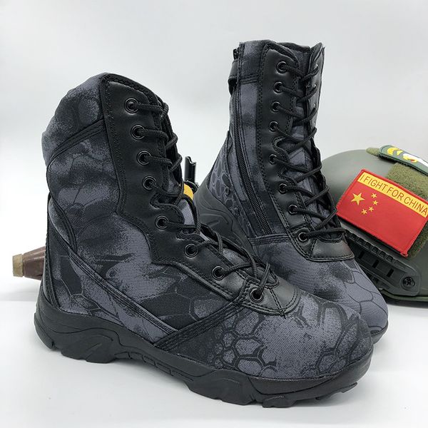 tactical military boots men boots special force desert combat army boots outdoor hiking ankle shoes men work shoes, Black
tactical military boots men boots special force desert combat army boots outdoor hiking ankle shoes men work shoes, Black