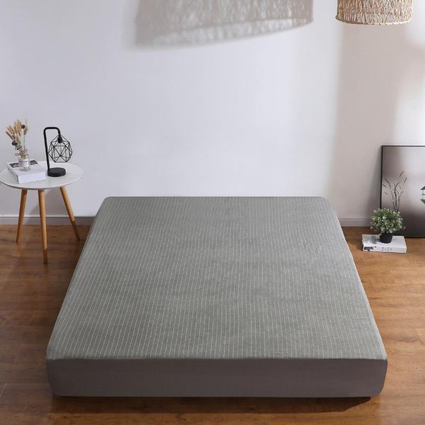 sheets & sets 1pcs stripe bed sheet modern simple style mattress cover with elastic king size waterproof bedspread (without case)
sheets & sets 1pcs stripe bed sheet modern simple style mattress cover with elastic king size waterproof bedspread (without case)