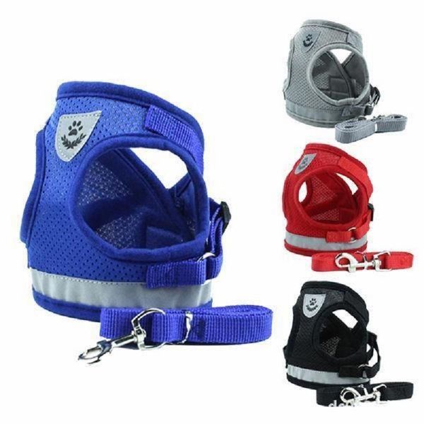 dog collars & leashes cat harness reflective vest pet chest strap mesh breathable and walking leash leads for puppy small medium dogs
dog collars & leashes cat harness reflective vest pet chest strap mesh breathable and walking leash leads for puppy small medium dogs