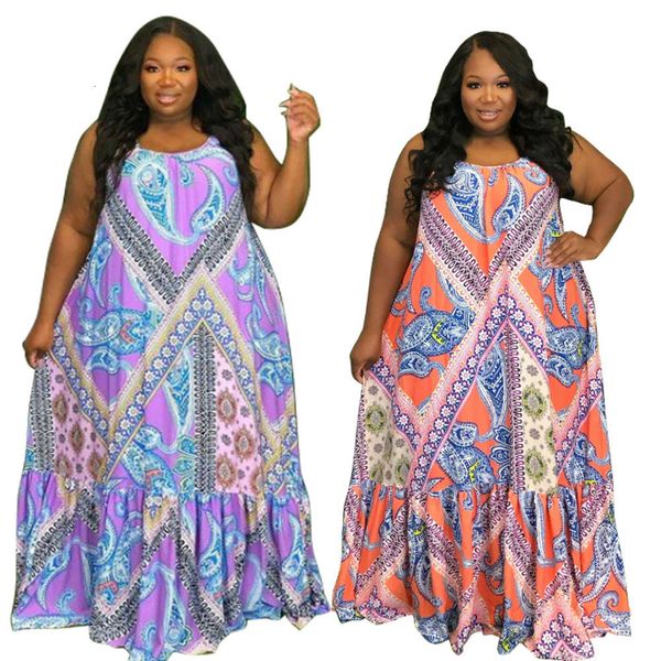 women's summer print dress women's loose large casual suspender, Black;gray
women's summer print dress women's loose large casual suspender, Black;gray