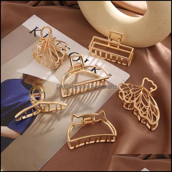 hair clips & barrettes jewelry hollow out butterfly tassel pins for women girl metal golden color clip aessories styling tools drop delivery, Golden;silver
hair clips & barrettes jewelry hollow out butterfly tassel pins for women girl metal golden color clip aessories styling tools drop delivery, Golden;silver