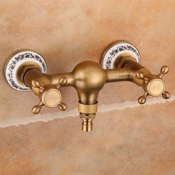 brass wall mounted washing machine faucet and cold retro archaistic bathroom sink faucets
brass wall mounted washing machine faucet and cold retro archaistic bathroom sink faucets