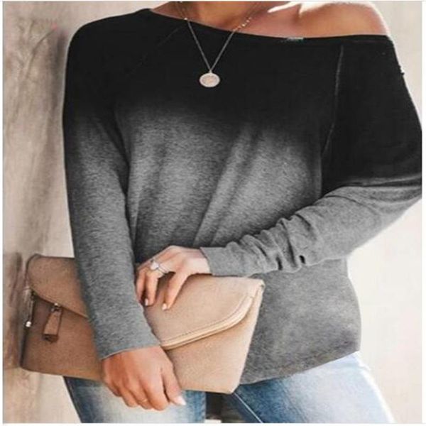women's t-shirt cogoxo autumn 2021 women o-neck gradient elements printing long sleeve street fashion hip hop casual loose, White
women's t-shirt cogoxo autumn 2021 women o-neck gradient elements printing long sleeve street fashion hip hop casual loose, White