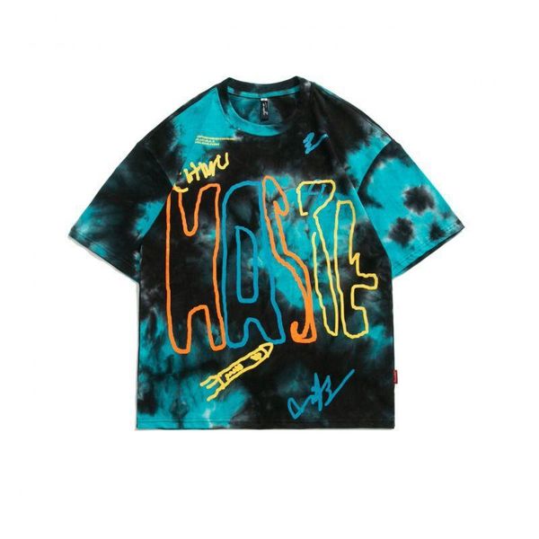 men's t-shirts 2021 summer fashion brand letter printing tie-dye round neck loose short-sleeved t-shirt male half-sleeved xxl, White;black
men's t-shirts 2021 summer fashion brand letter printing tie-dye round neck loose short-sleeved t-shirt male half-sleeved xxl, White;black