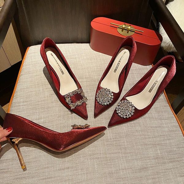 dress shoes 2021 luxury women 8cm high heels pumps lady satin scarpins wedding bridal stripper glitter party crystal prom fetish red, Black
dress shoes 2021 luxury women 8cm high heels pumps lady satin scarpins wedding bridal stripper glitter party crystal prom fetish red, Black