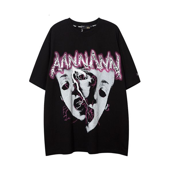 Tkpa high street dark Men t Shirts rock hip hop print crew neck T-shirt ins fashion brand lazy wind loose short sleeve men's shirt, White;black
Tkpa high street dark Men t Shirts rock hip hop print crew neck T-shirt ins fashion brand lazy wind loose short sleeve men's shirt, White;black