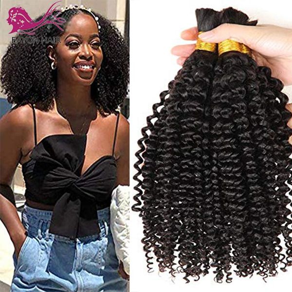 human hair bulks brazilian remy long curly bulk weaving for braiding 100% unprocessed no weft extensions 3pcs/lot, Black
human hair bulks brazilian remy long curly bulk weaving for braiding 100% unprocessed no weft extensions 3pcs/lot, Black