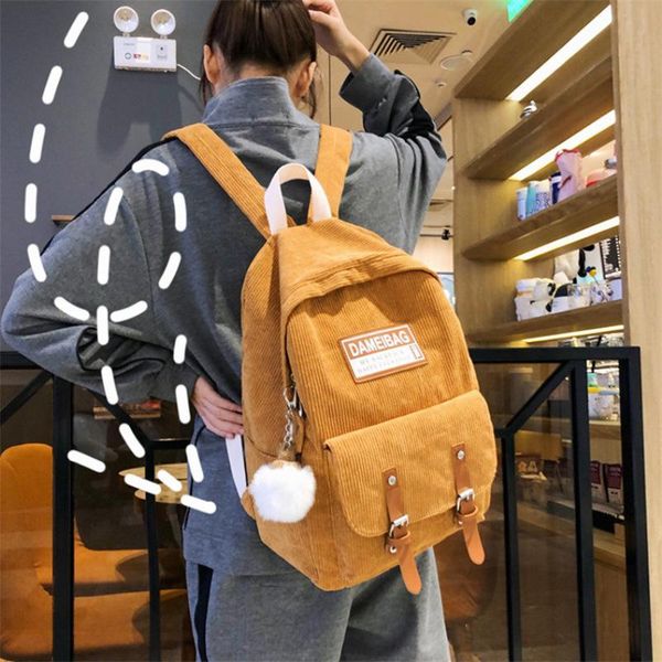 kawaii corduroy girls backpack cute stripe women student teenage school bag japanese harajuku female fashion travel
kawaii corduroy girls backpack cute stripe women student teenage school bag japanese harajuku female fashion travel