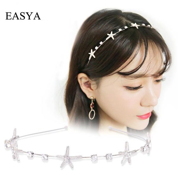 hair clips & barrettes easya simple fashion hairband jewelry rhinestone starfish headband for women elegant hairwear accessories girls, Golden;silver
hair clips & barrettes easya simple fashion hairband jewelry rhinestone starfish headband for women elegant hairwear accessories girls, Golden;silver