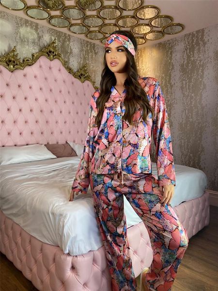 pajamas set women butterfly print satin silk pyjamas long sleeve shirt pants homesuit lingerie sleepwear 2021 headwear women's, Black;red
pajamas set women butterfly print satin silk pyjamas long sleeve shirt pants homesuit lingerie sleepwear 2021 headwear women's, Black;red