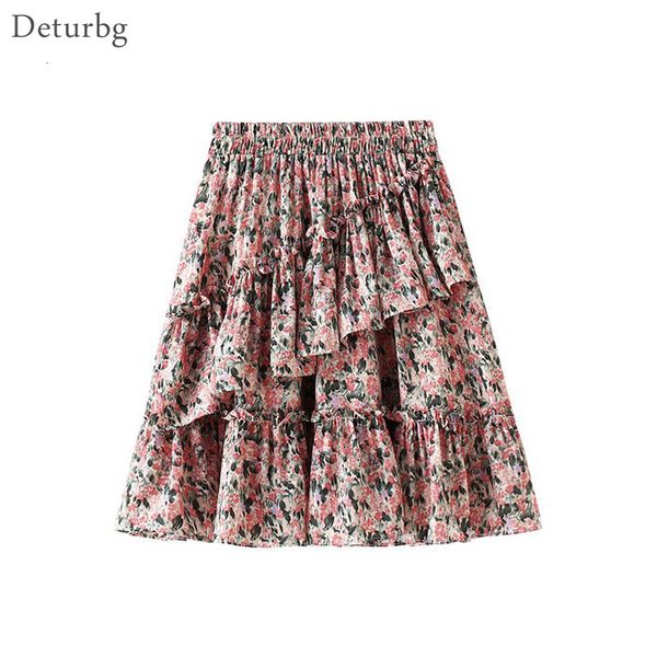 casual dresses womens sweet florals print chiffon tiered skirt with liner female korean high waist ruffled short skirts saias summ, Black;gray
casual dresses womens sweet florals print chiffon tiered skirt with liner female korean high waist ruffled short skirts saias summ, Black;gray