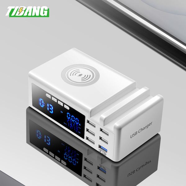 6 ports lcd qi quick wireless charger usb 3.0 charger with stand qc 3.0 portable fast charger for xiaomi huawei iphone 12 pro
6 ports lcd qi quick wireless charger usb 3.0 charger with stand qc 3.0 portable fast charger for xiaomi huawei iphone 12 pro