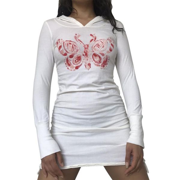 casual dresses summer fall women trendy butterfly printed pattern dress white long sleeve close-fitting hooded s/ / l/ xl, Black;gray
casual dresses summer fall women trendy butterfly printed pattern dress white long sleeve close-fitting hooded s/ / l/ xl, Black;gray