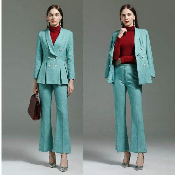 work suits for women pants business office sets professional clothes women's two piece, White
work suits for women pants business office sets professional clothes women's two piece, White