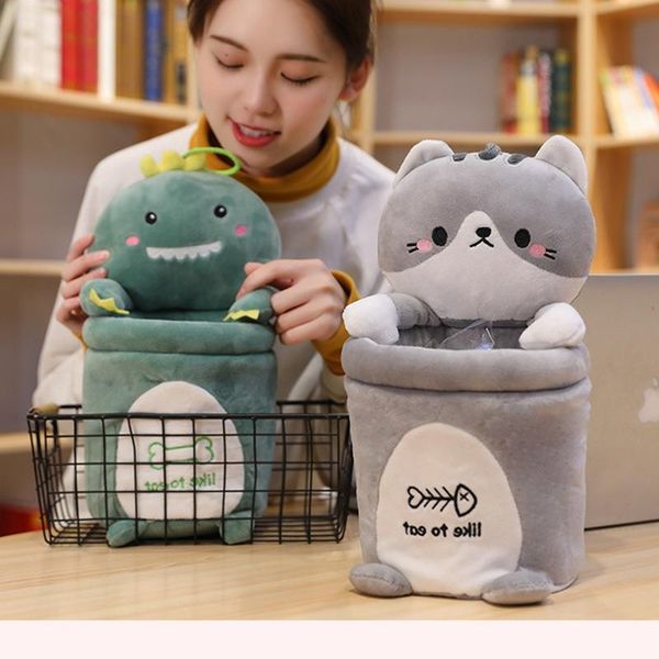 cartoon storage bedside bag sundries wardrobe doll hanging door plush finishing wall qcqas