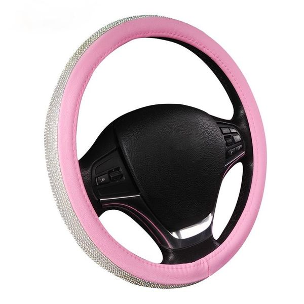 steering wheel covers diamond leather cover with bling crystal rhinestones fit 15 inch protector car for women girls
steering wheel covers diamond leather cover with bling crystal rhinestones fit 15 inch protector car for women girls
