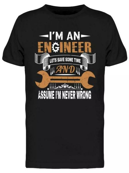 I'm An Engineer Tee Men's -Image by Shutterstock, White;black
I'm An Engineer Tee Men's -Image by Shutterstock, White;black