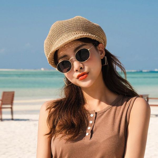 wide brim hats octagonal beret women sun hat painter outdoor travel beach light breathable summer visor femme retro fashion, Blue;gray
wide brim hats octagonal beret women sun hat painter outdoor travel beach light breathable summer visor femme retro fashion, Blue;gray