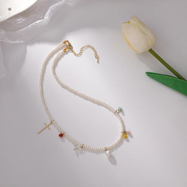 chokers origin summer korean fashion cross multicolor irregular geometric necklace for women charming beaded jewelry, Golden;silver
chokers origin summer korean fashion cross multicolor irregular geometric necklace for women charming beaded jewelry, Golden;silver