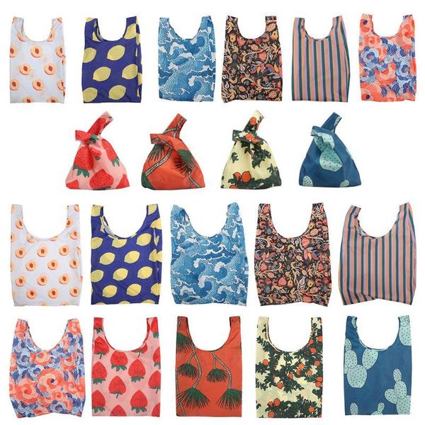 shopping bags women foldable handy bag tote reusable pouch storage handbags
