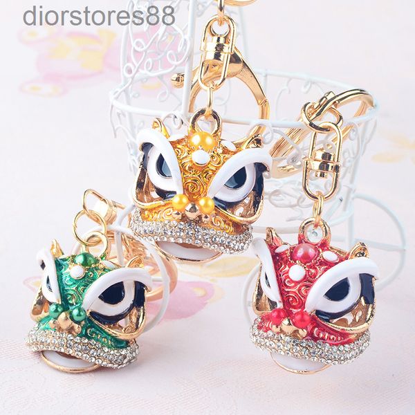 key chain xingshi car guangzhou dance lion head alloy diamond inlaid creative lovely bag pendant gift, Silver
key chain xingshi car guangzhou dance lion head alloy diamond inlaid creative lovely bag pendant gift, Silver