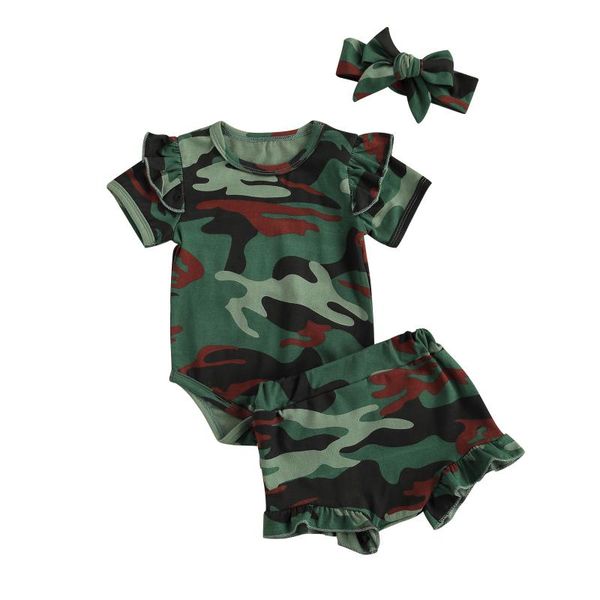 citgeesummer born baby girls boys three-piece clothes set army green short sleeve romper shorts clothing sets, White
citgeesummer born baby girls boys three-piece clothes set army green short sleeve romper shorts clothing sets, White