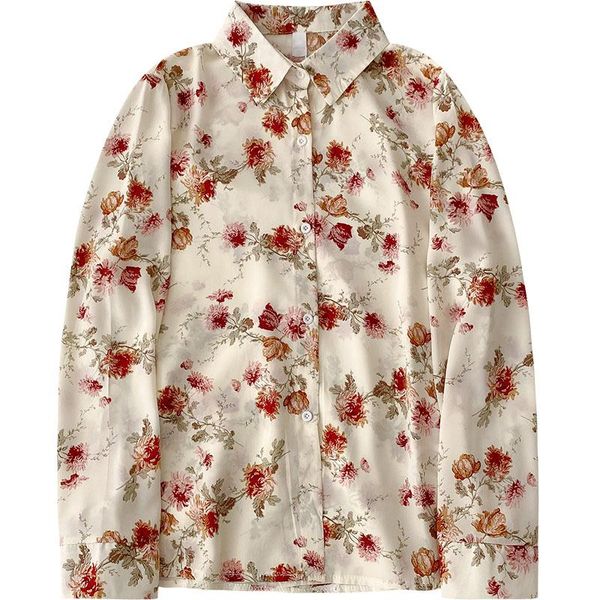 women's blouses & shirts autumn and winter style korean retro loose base fashion personality chiffon shirt women, White
women's blouses & shirts autumn and winter style korean retro loose base fashion personality chiffon shirt women, White
