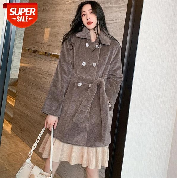 cashmere coat, ladies fashion, lapel waist, double-breasted woolen coat with waistband, women #yb7t, Black;gray
cashmere coat, ladies fashion, lapel waist, double-breasted woolen coat with waistband, women #yb7t, Black;gray