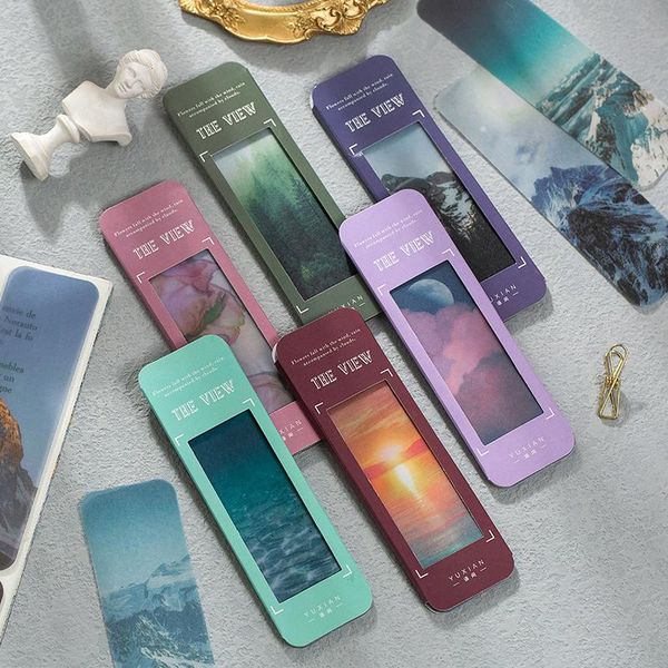 bookmark 20 pcs/piece ins wind romantic colorful landscape art series diy book mark page stationery student office supplies
bookmark 20 pcs/piece ins wind romantic colorful landscape art series diy book mark page stationery student office supplies