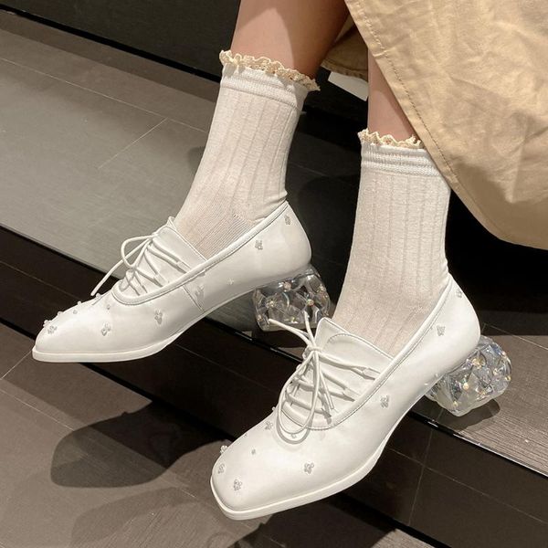 women's shoes stylish genuine leather rivet shoelace cyrstal chunky heels women dress, Black
women's shoes stylish genuine leather rivet shoelace cyrstal chunky heels women dress, Black