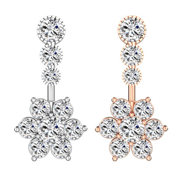 flower belly button rings surgical stainless steel cubic zirconia navel barbell stud body piercing
flower belly button rings surgical stainless steel cubic zirconia navel barbell stud body piercing