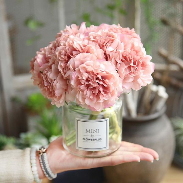 decorative flowers & wreaths pink silk hydrangeas artificial wedding for bride hand blooming peony fake white home decoration
decorative flowers & wreaths pink silk hydrangeas artificial wedding for bride hand blooming peony fake white home decoration