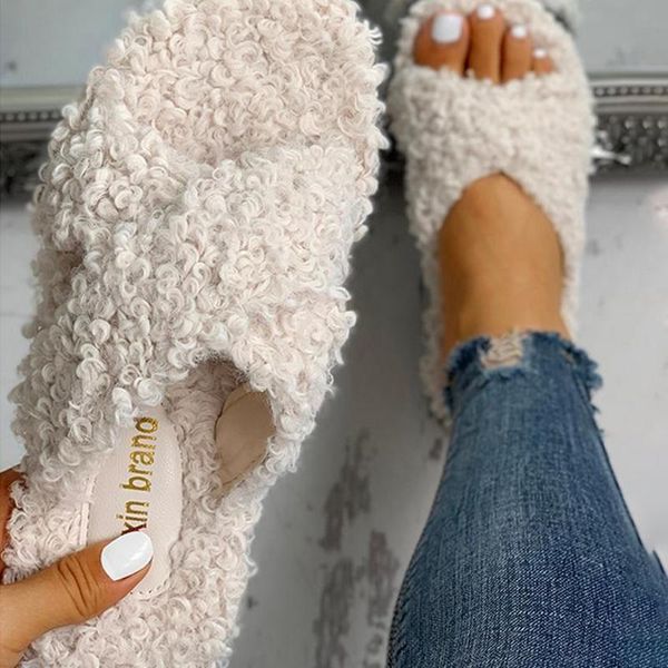 slippers winter women solid fluffy crisscross design platform fur sole luxury mules ladies slides party sandals zapatos de mujer, Black
slippers winter women solid fluffy crisscross design platform fur sole luxury mules ladies slides party sandals zapatos de mujer, Black