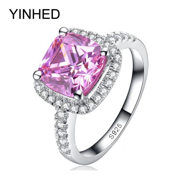 wedding rings yinhed brand ring stamp s925 princess cut 4 carat pink cz diamant engagement for women jewelry birthday gift zr117, Slivery;golden
wedding rings yinhed brand ring stamp s925 princess cut 4 carat pink cz diamant engagement for women jewelry birthday gift zr117, Slivery;golden