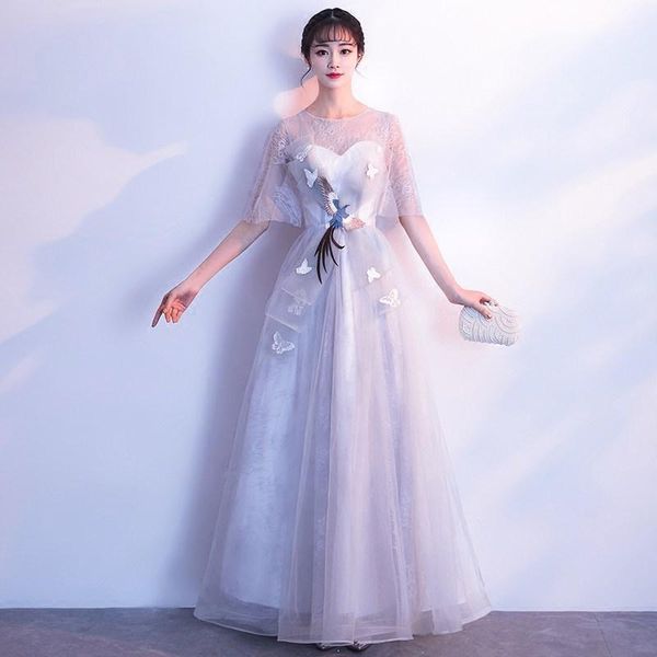 ethnic clothing women flare sleeve pleated dress phenix embroidery butterfly applique cheongsam mash perspective strapless qipao grey vestid, Red
ethnic clothing women flare sleeve pleated dress phenix embroidery butterfly applique cheongsam mash perspective strapless qipao grey vestid, Red