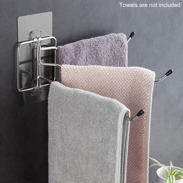 towel racks 2pcs swivel rack for bathroom no drilling space saving bar hanger kitchen 3-arms stainless steel self sticky home storage
towel racks 2pcs swivel rack for bathroom no drilling space saving bar hanger kitchen 3-arms stainless steel self sticky home storage
