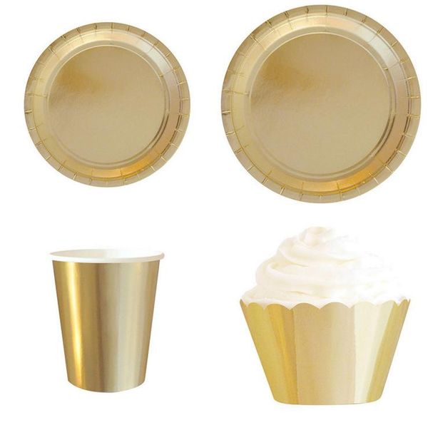 disposable dinnerware gold foil party tableware christmas year paper plates cups birthday supplies straws cake decorates
disposable dinnerware gold foil party tableware christmas year paper plates cups birthday supplies straws cake decorates