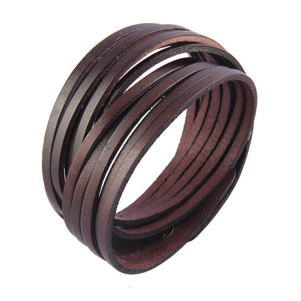 genuine leather bracelets for men women gift 2021 punk multilayer wide wrap bracelet hand male female jewelry tennis, Golden;silver
genuine leather bracelets for men women gift 2021 punk multilayer wide wrap bracelet hand male female jewelry tennis, Golden;silver