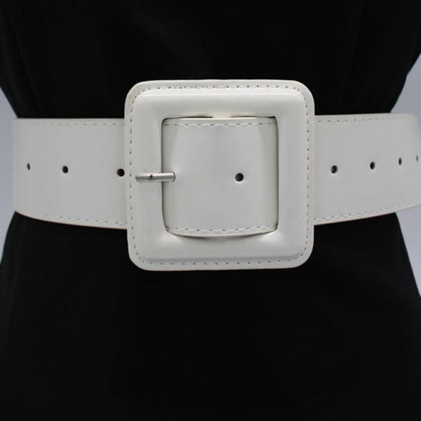 belts big square buckle for women bright patent leather waist black pin buckles wide belt ladies casual dress waistbands femme, Black;brown
belts big square buckle for women bright patent leather waist black pin buckles wide belt ladies casual dress waistbands femme, Black;brown