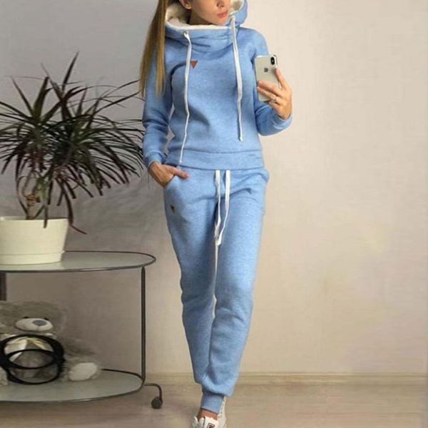 women's two piece pants 2 set suit autumn winter hoodie casual pullover ladies sports long tracksuit leisure warm female outfits, White
women's two piece pants 2 set suit autumn winter hoodie casual pullover ladies sports long tracksuit leisure warm female outfits, White
