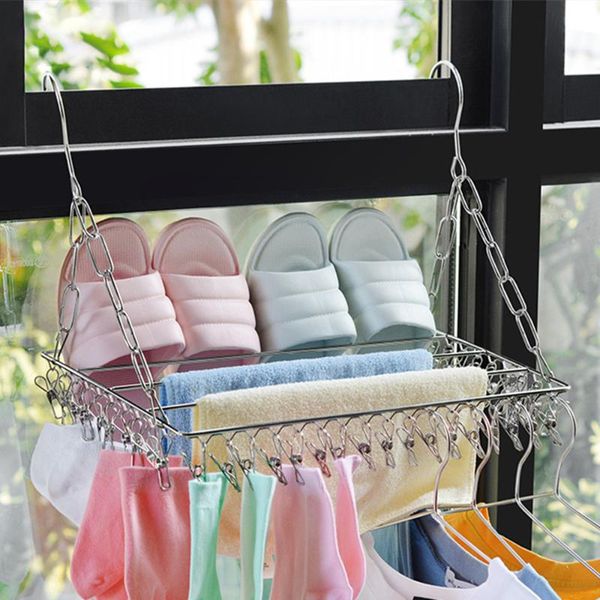 hangers & racks 36/100 clips clothes hanger socks underwear drying rack stainless steel for clothespin bathrooms accessories
hangers & racks 36/100 clips clothes hanger socks underwear drying rack stainless steel for clothespin bathrooms accessories