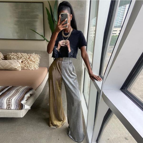 women's pants & capris classy color hipster wide leg women elegant retro high waist casual streetwear elastic female trousers autumn, Black;white
women's pants & capris classy color hipster wide leg women elegant retro high waist casual streetwear elastic female trousers autumn, Black;white